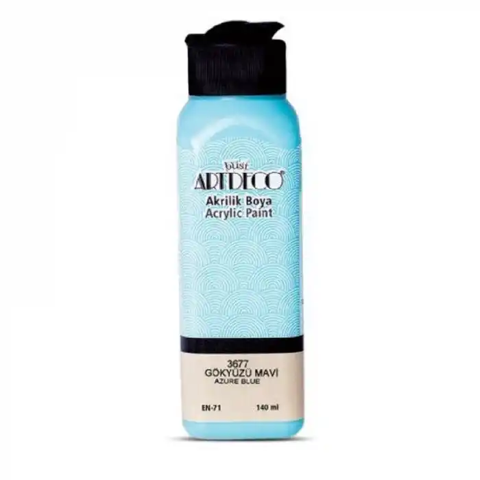 ARTDECO AKRİLİK BOYA 140 ML GÖK MAVİ 070R-3677