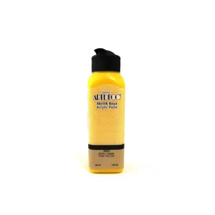 Artdeco Akrilik Boya 140 Ml Koyu Sarı 070r-3602