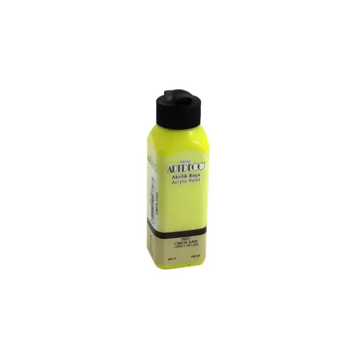 ARTDECO AKRİLİK BOYA 140 ML LİMON SARI 070R-3627