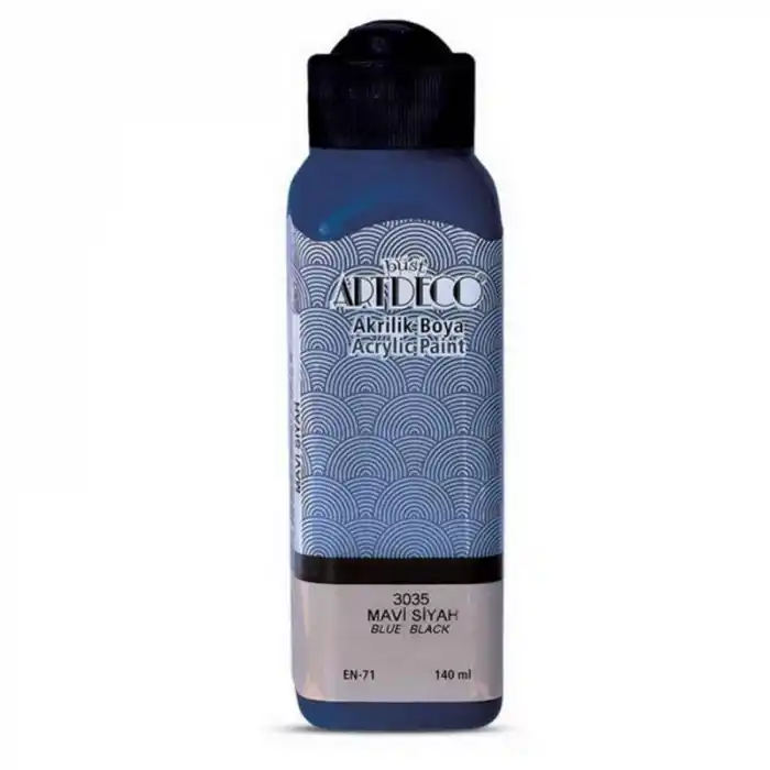 Artdeco Akrilik Boya 140 Ml Mavi Siyah 070r-3035