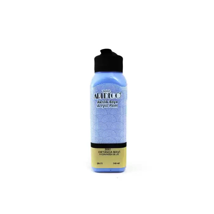 ARTDECO AKRİLİK BOYA 140 ML OR.MAVİ 070R-3061