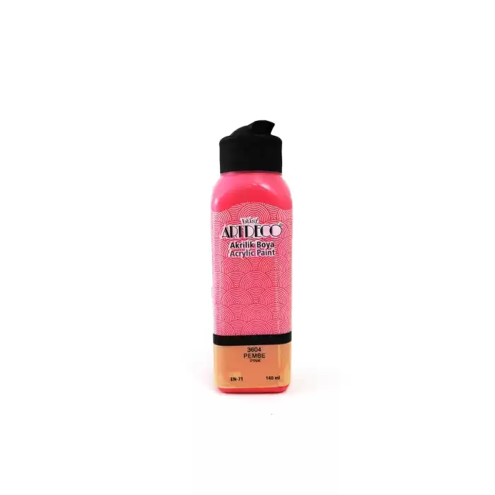 ARTDECO AKRİLİK BOYA 140 ML PEMBE 070R-3604