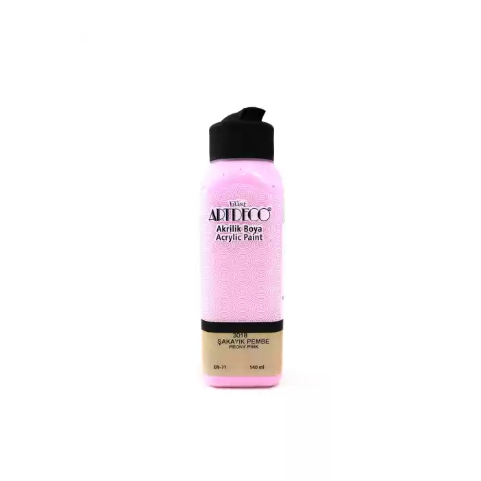 ARTDECO AKRİLİK BOYA 140 ML ŞAK. PEMBE 070R-3018