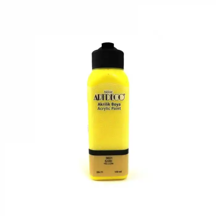ARTDECO AKRİLİK BOYA 140 ML SARI 070R-3601
