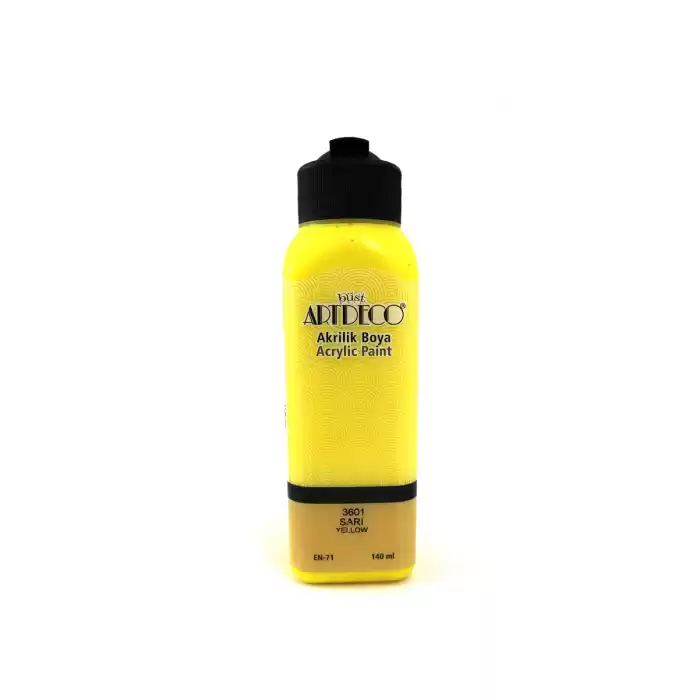 ARTDECO AKRİLİK BOYA 140 ML SARI 070R-3601