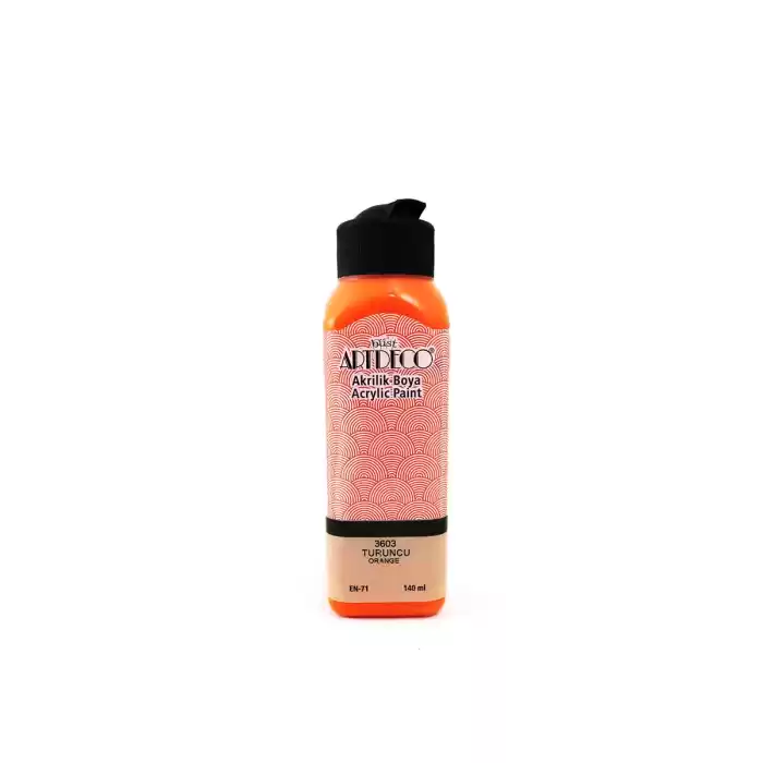 ARTDECO AKRİLİK BOYA 140 ML TURUNCU 070R-3603