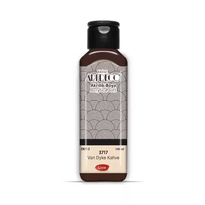 ARTDECO AKRİLİK BOYA 140 ML VAN DYKE KAHVE 070R-3717