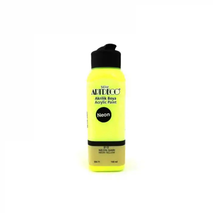 ARTDECO AKRİLİK BOYA 140 ML.N.SARI 070R-910