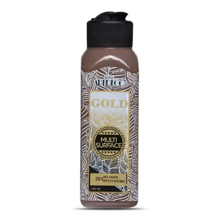ARTDECO GOLD MULTİ-SURFACE AKRİLİK BOYA 140 ML KAHVE Y-G70R-293
