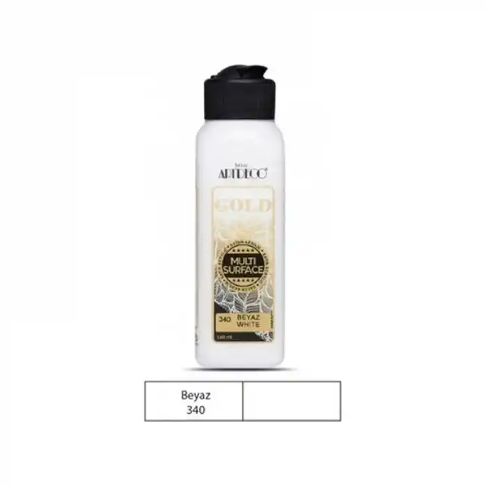 ARTDECO GOLD MULTİ-SURFACE AKRİLİK BOYA 140ML BEYAZ G70R-340
