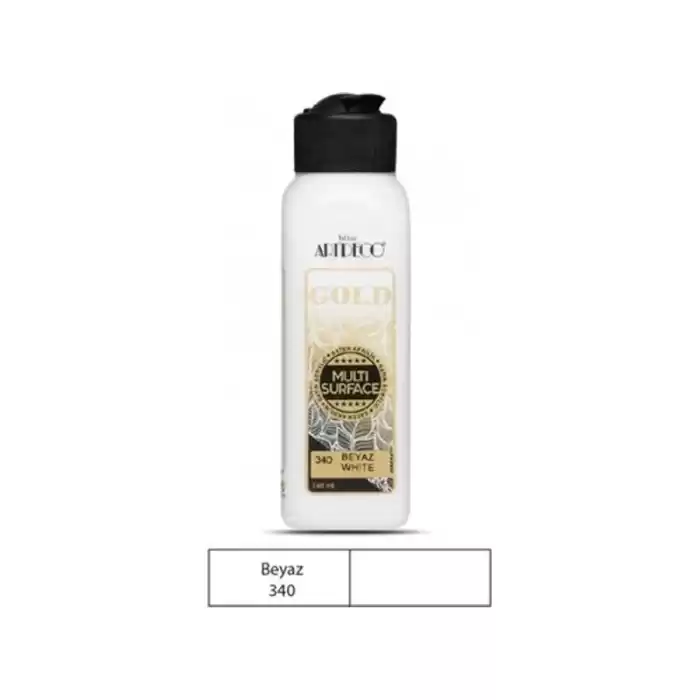 ARTDECO GOLD MULTİ-SURFACE AKRİLİK BOYA 140ML BEYAZ G70R-340