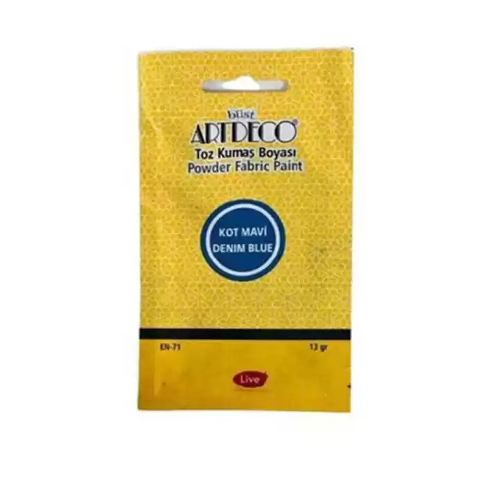 ARTDECO TOZ KUMAŞ BOYASI 13 GR. KOT MAVİ 1109