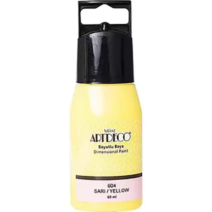 Artdeco Y-042f-604 Boyutlu Boya 50 Ml Sarı