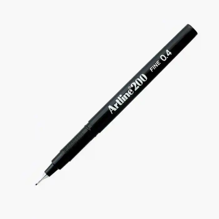 Artlıne 200 Siyah Fınelıner Kalem 0.4mm Ek-200n