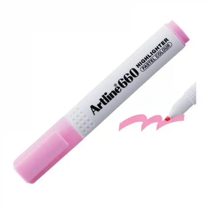 ARTLINE 660 FOSFORLU KALEM PASTEL PEMBE A-EK-660