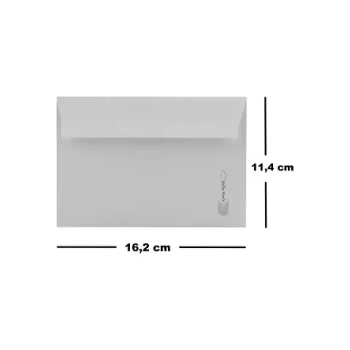 ASİL MEKTUP ZARFI 11,4X16,2 BUKLET 500 LÜ 110 GR.AS-4007