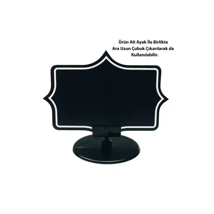 Ayaklı Yaz / Sil Siyah Yıldız Fiyat Etiketi 10 lu Paket