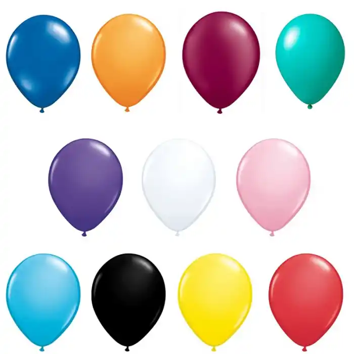 BALON 12-A TEK RENK PASTEL İÇ MEKAN 100 LÜ