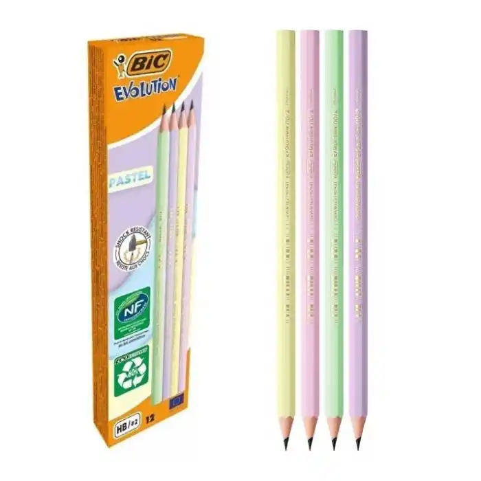 BİC EVOLUTION PASTEL HB 12 Lİ KURŞUN KALEM 518307
