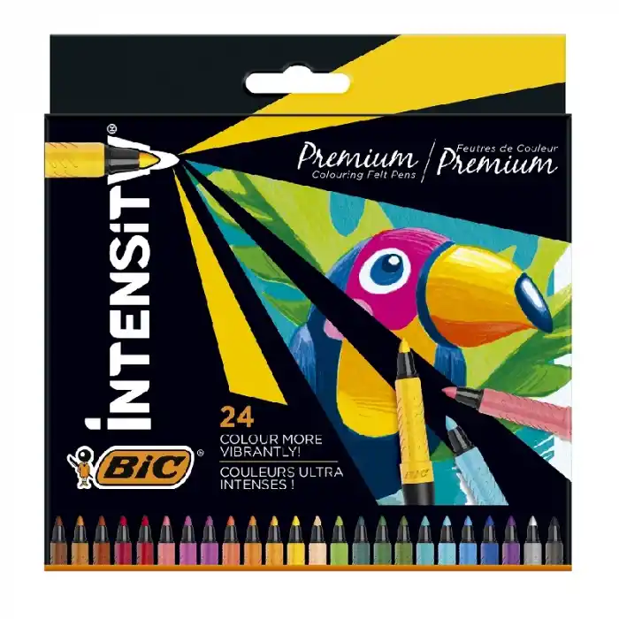 Bic Intensıty 24 Renk Keçe Uçlu Kalem Fıne 3806080