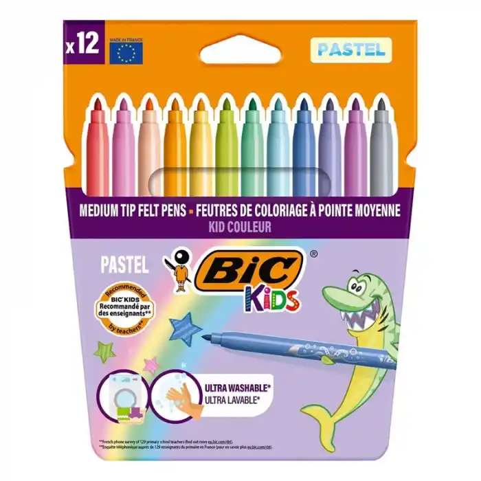 BİC KID COLOUR PASTEL RENKLER 12 RENK PASTEL BOYA 520084