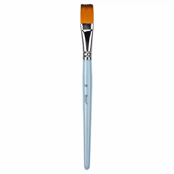 BRONS 200 F YAĞLI-AKRİLİK BOYA KISA SAP FIRÇA NO:18 BR-2159