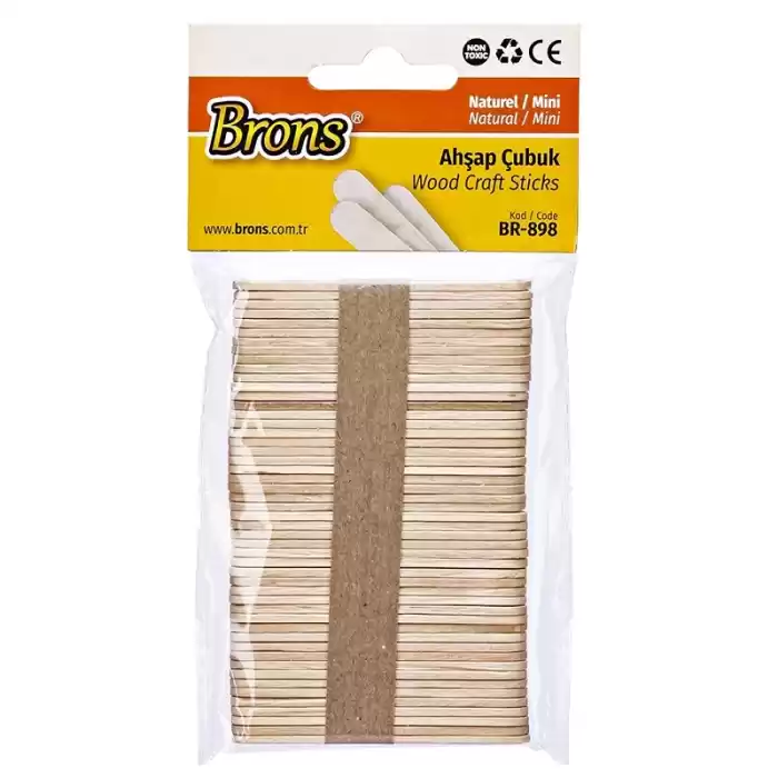 BRONS AHŞAP ÇUBUK NATUREL MİNİ BR-898
