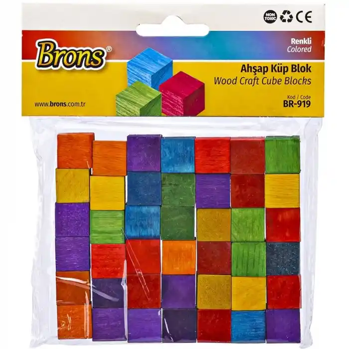 BRONS AHŞAP KÜP RENKLİ BR-919
