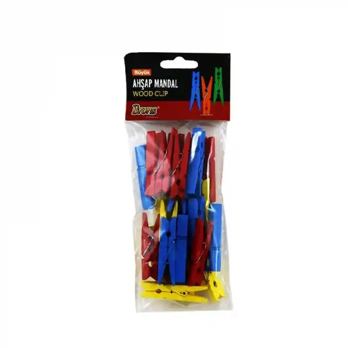 BRONS AHŞAP MANDAL RENKLİ BÜYÜK BR-905