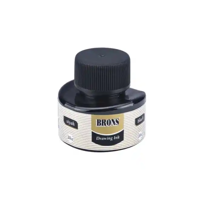 BRONS ÇİNİ MÜREKKEBİ SİYAH 20 CC BR-317