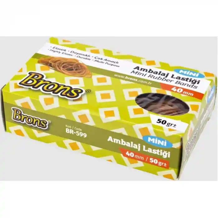 BRONS MİNİ AMBALAJ LASTİĞİ 50 GR. BR-599