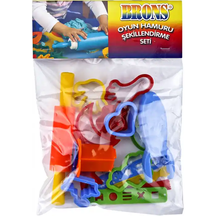 BRONS OYUN HAMURU ŞEKİLLENDİRME SETİ MERDANELİ BR-471