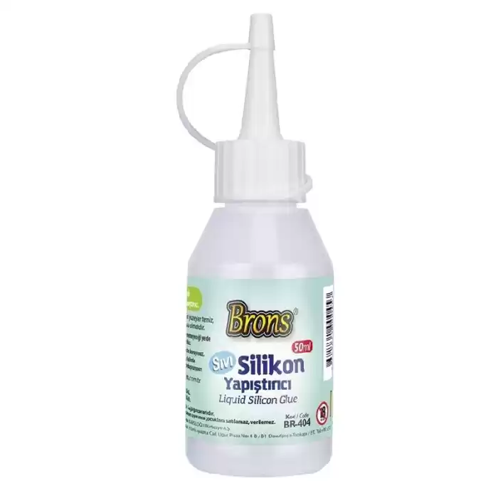 BRONS SIVI SİLİKON YAPIŞTIRICI 50 GR BR-404
