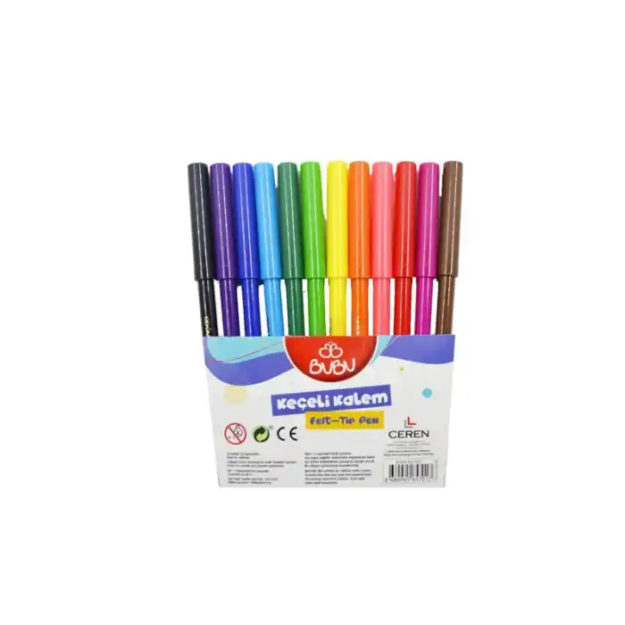 BU-BU KEÇELİ KALEM BIGY 12 RENK KEC001