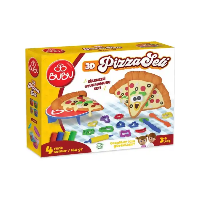 BU-BU OH0011 OYUN HAMURU SETİ PİZZA (L)
