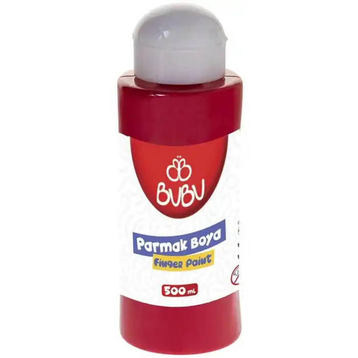 BU-BU PARMAK BOYASI 500 GR KIRMIZI BUBU-PAR003