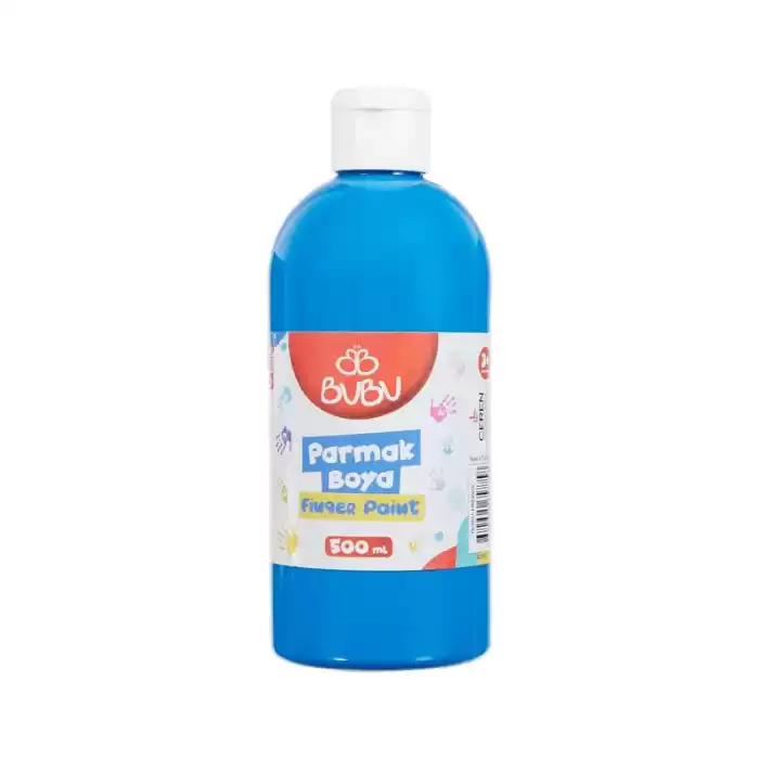 BU-BU PARMAK BOYASI 500 GR MAVİ BUBU-PAR002