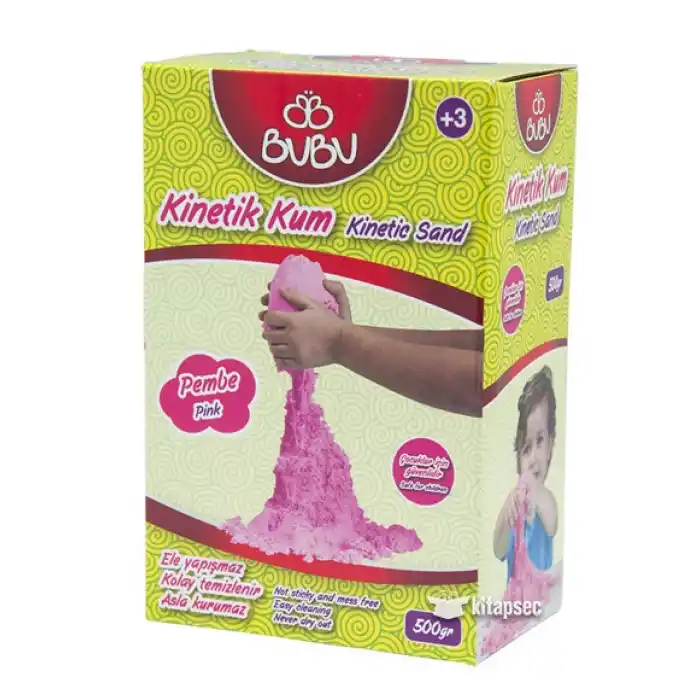 BU-BU PEMBE KİNETİK KUM 500 GR. KU0005
