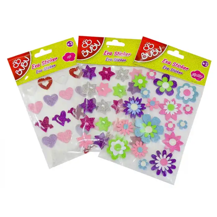 BU-BU SİMLİ EVA STICKER DOĞA STS021