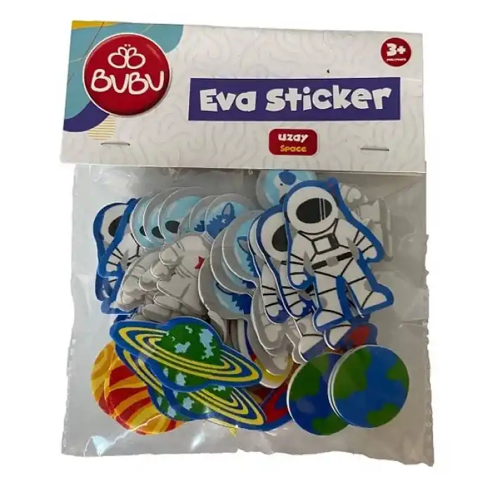 BU-BU SİMLİ EVA STICKER UZAY ST0153
