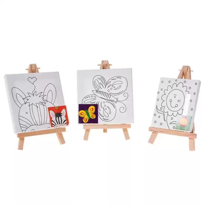 BU-BU ŞÖVALELİ TUVAL SETİ MİNİ 15X20 CM TU0019