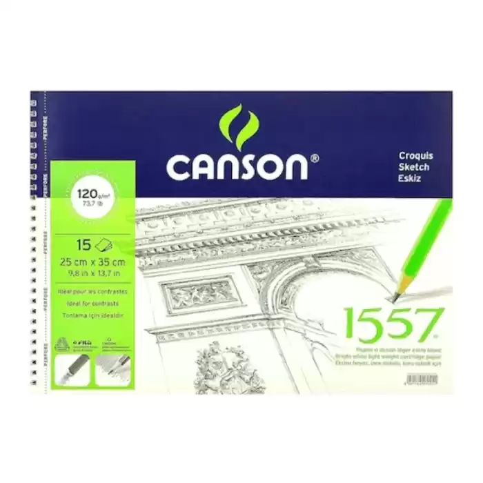 Canson 1557 25x35 15 Yp Resim Blok 120 Gr 12015253