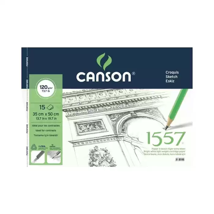 CANSON 35X50 SPR.RESİM DEF.15 Lİ 120G CAN-120-3550