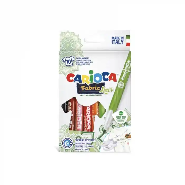 CARIOCA 10 RENK KUMAŞ BOYAMA KALEMİ FINE 42909