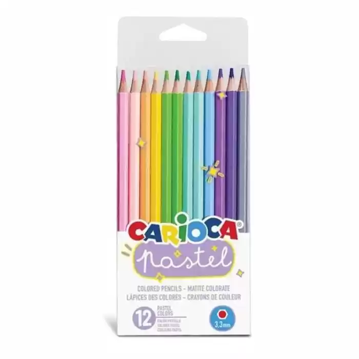 CARIOCA 12 RENK KURU BOYA PASTEL RENK 43034