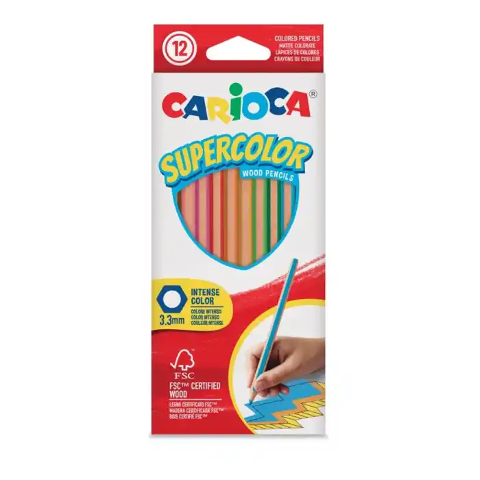 CARIOCA SUPERCOLOR KURU BOYA KALEMİ 12Lİ 43391
