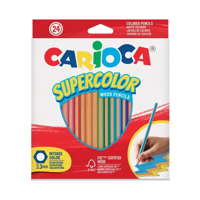 Carıoca Supercolor Kuru Boya Kalemi 24li 43393