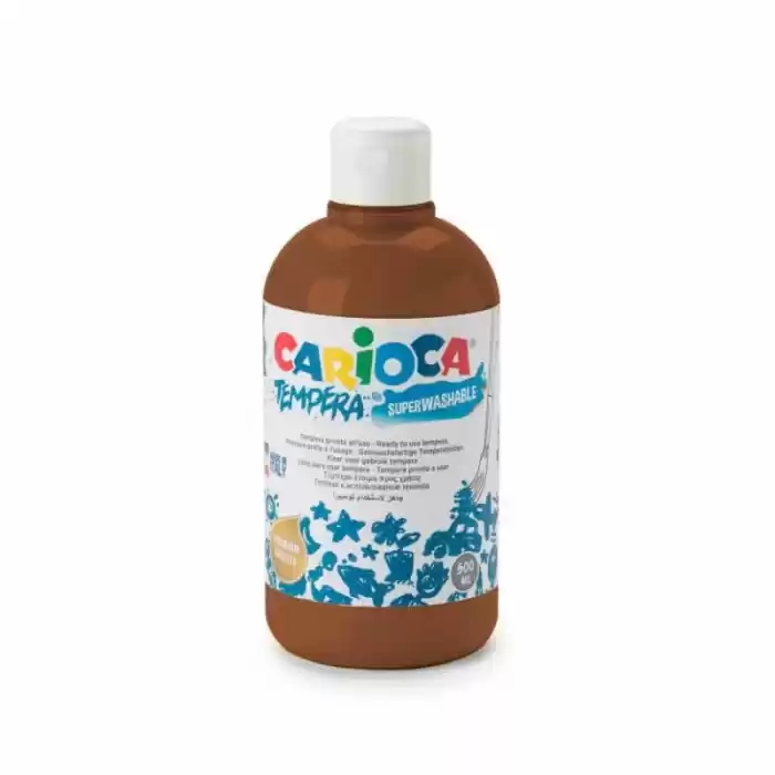 Carıoca Tempera Kahverengi Yıkanabilir Suluboya 500ml 40427/06