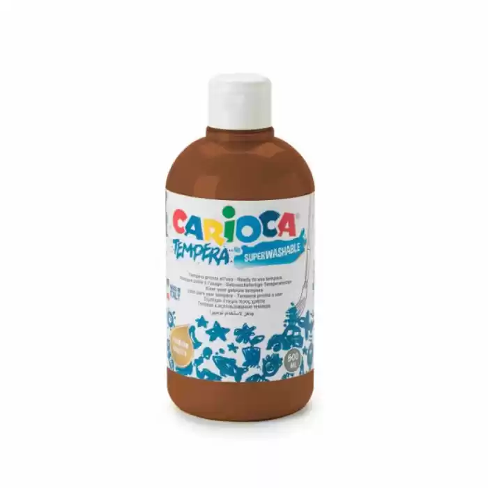 CARIOCA TEMPERA KAHVERENGİ YIKANABİLİR SULUBOYA 500ML 40427/06