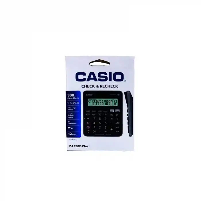 CASIO MJ-120 D HESAP MAKİNESİ 12 HANE